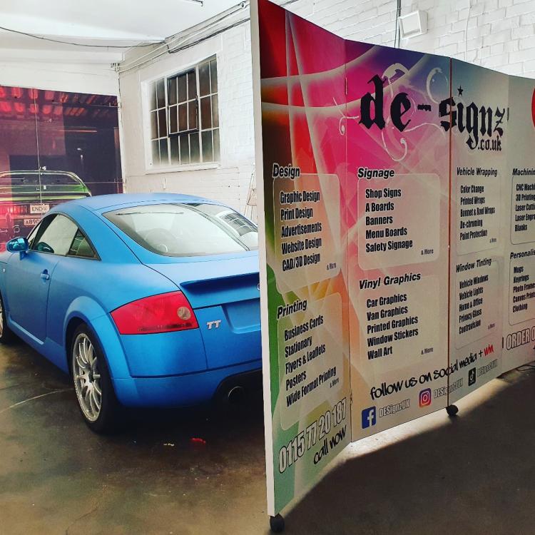 Audi TT Wrap - Matte Metalic Blue - DESignzUK